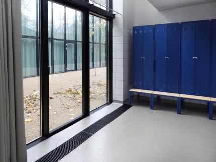Podest aluminiowy, anodowany, czarny REGULUS®-system