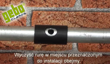 Montaż uniwersalnych złączek zaciskowych do rur stalowych Gebo Quick